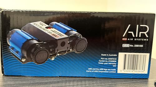 ARB CKMA12 On-Board Air Compressor High Performance 12 Volt for Air Locker Differentials and Tire Inflation