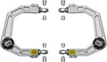 ICON Billet Front Upper Control Arm w/Delta Joint Kit, Compatible with 2005-Up Toyota Tacoma, 58550DJ