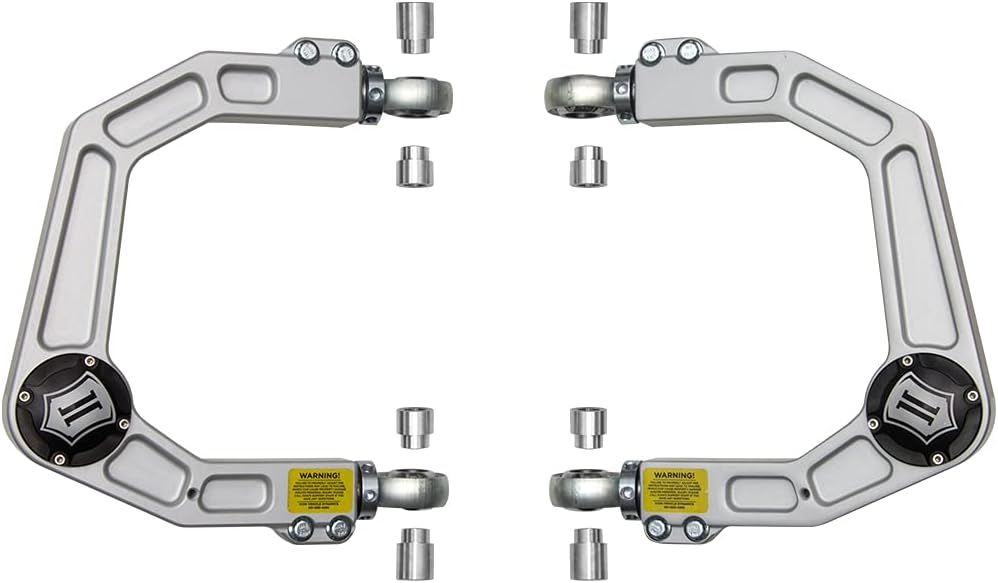 ICON Billet Front Upper Control Arm w/Delta Joint Kit, Compatible with 2005-Up Toyota Tacoma, 58550DJ