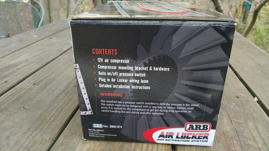 ARB CKMA12 On-Board Air Compressor High Performance 12 Volt for Air Locker Differentials and Tire Inflation