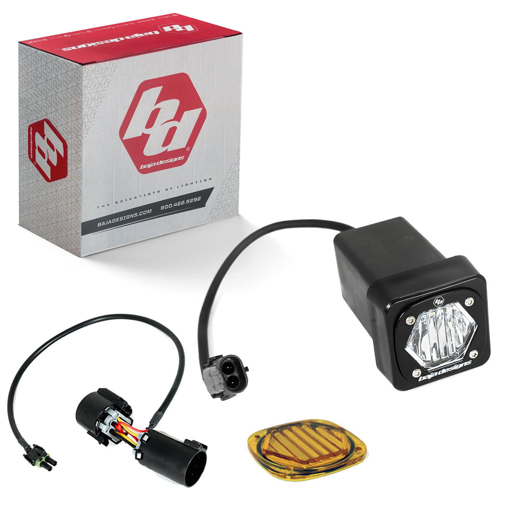 Baja Designs S1 LED Universal Hitch Light Kit - Universal Fit, Includes Trailer Hitch Harness (Trailer Hitch Harness)