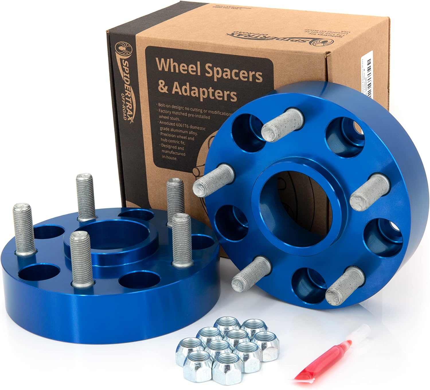 Spidertrax WHS024 Blue Wheel Spacer Kit