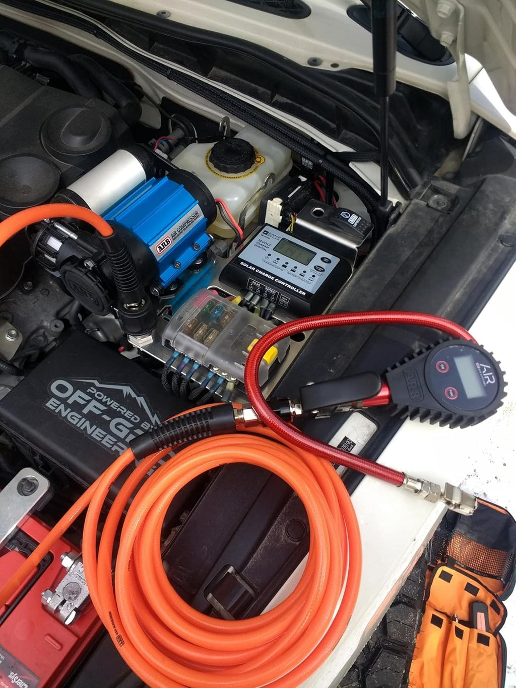 ARB 171302V2 Portable Tire Inflation Kit, Includes High-Temperature Air Hose 23 Foot and Redesigned Accessories Kit, Quick Fitting for Universal On Board Systems and Air Compressors